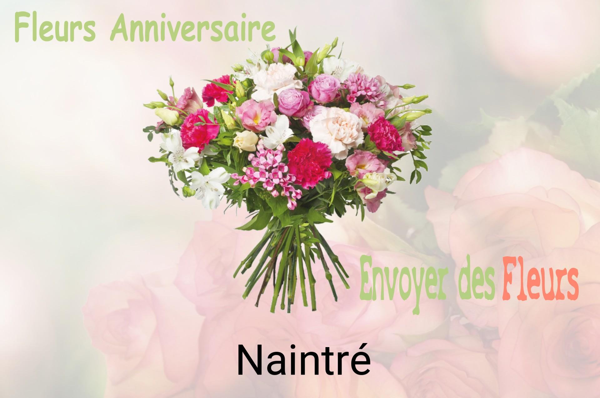 Bouquet de fleurs d’anniversaire livré à Naintré